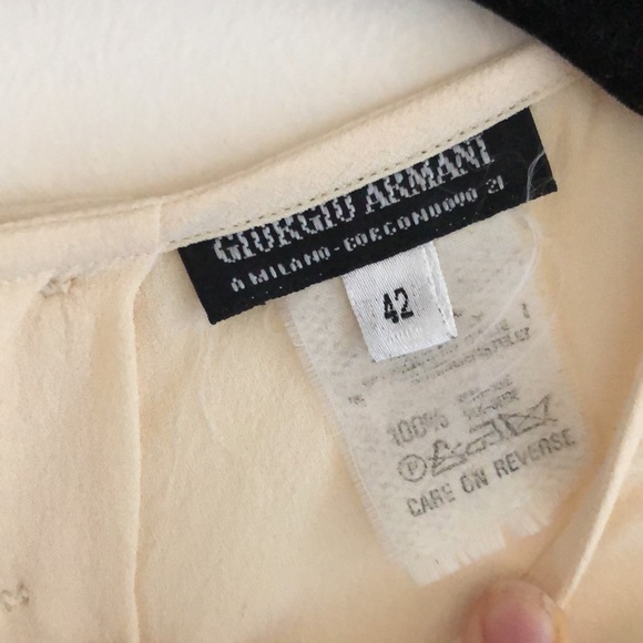 Vintage Giorgio Armani Silk Blouse - Picture 10 of 10